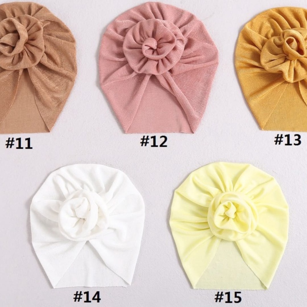 Tokobia turban bayi perempuan import BOW 102