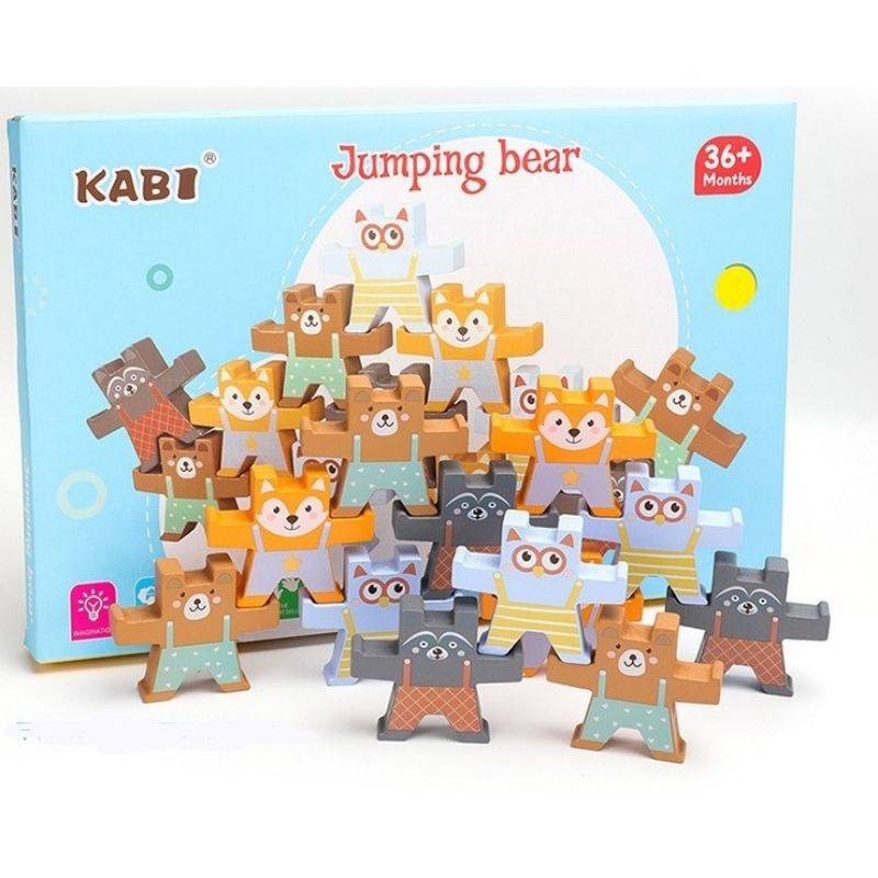 KABI jumping bear balance / mainan keseimbangan