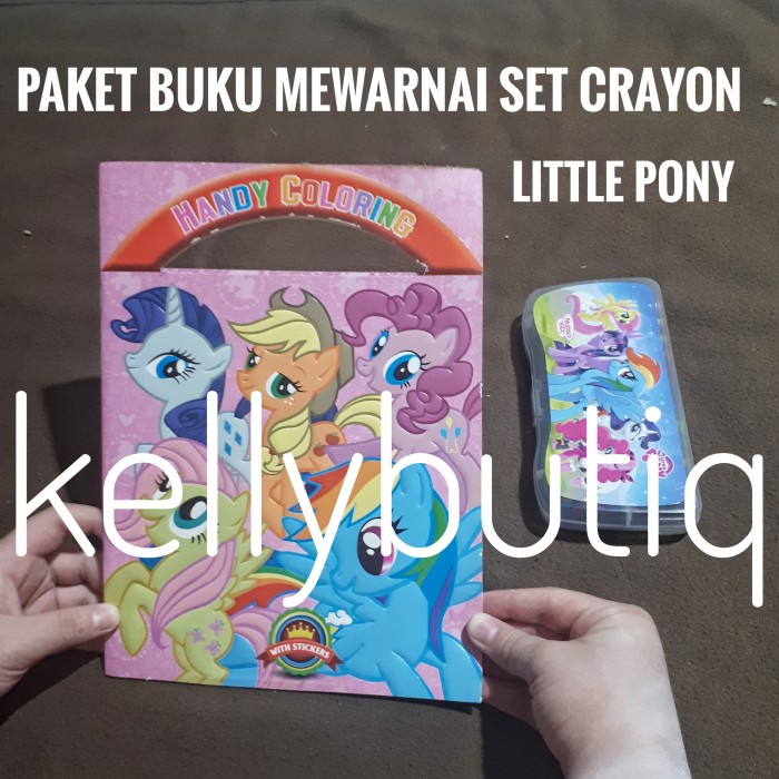 

Produk Unggulan Paket Kado Buku Anak Mewarnai Dan Stiker Set Crayon Motif Little Pony Trendi