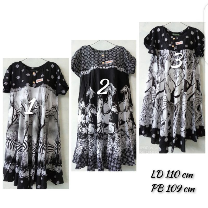 Daster kencana ungu klok bobok