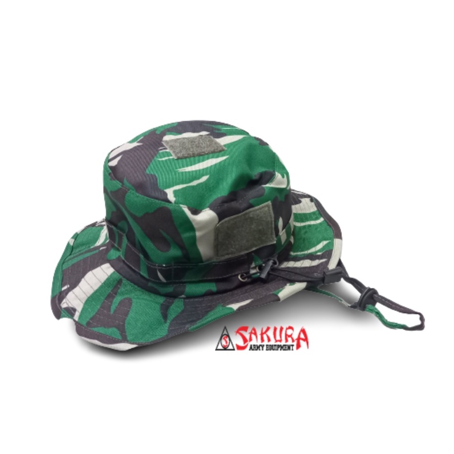 Topi Rimba Tactical Loreng Malvinas Topi Gunung Rekat Jungle Hat