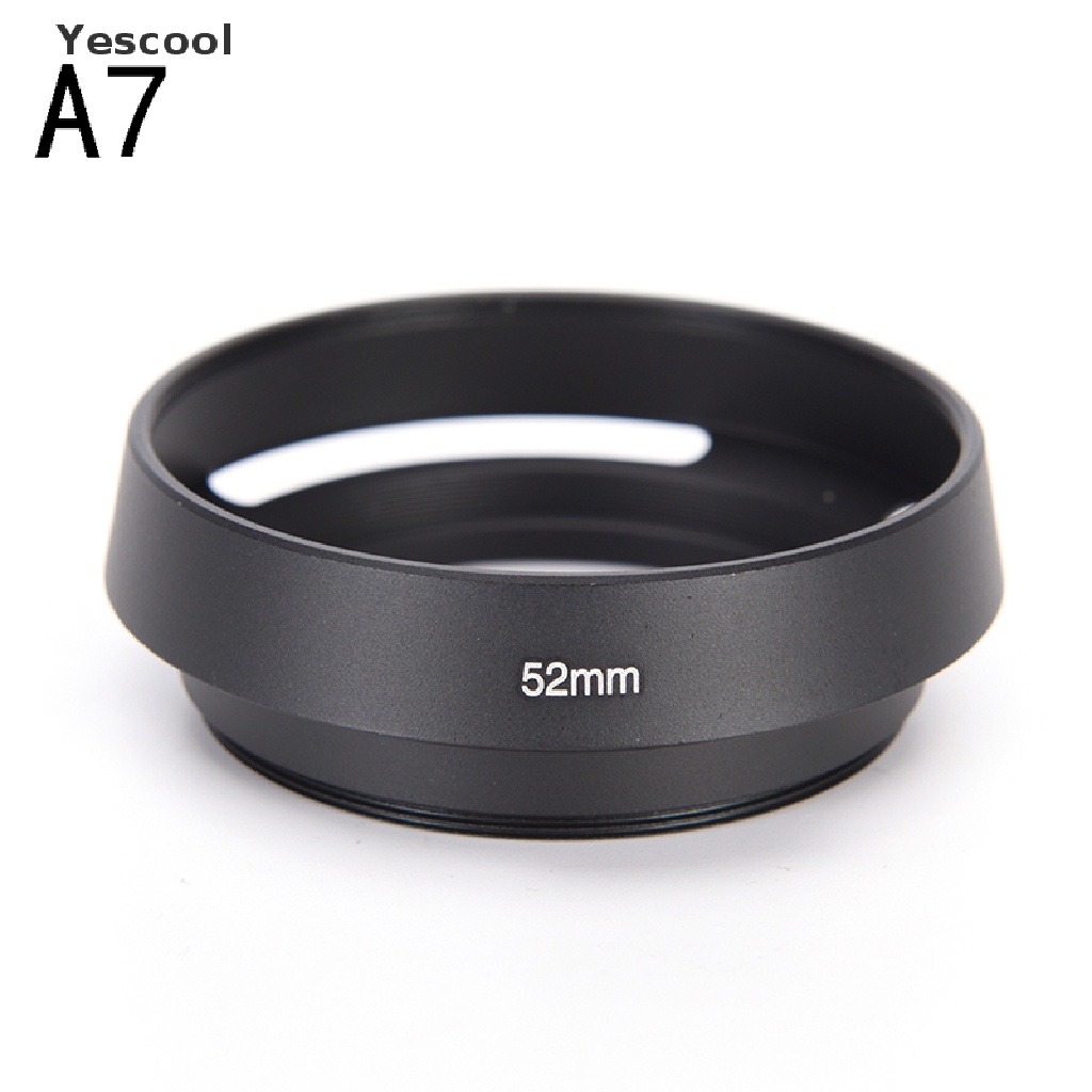 Yescool 37 39 40.5 43 46 49 52 55 58 62 67mm Pelindung Lensa Kamera Leica Canon Nikon