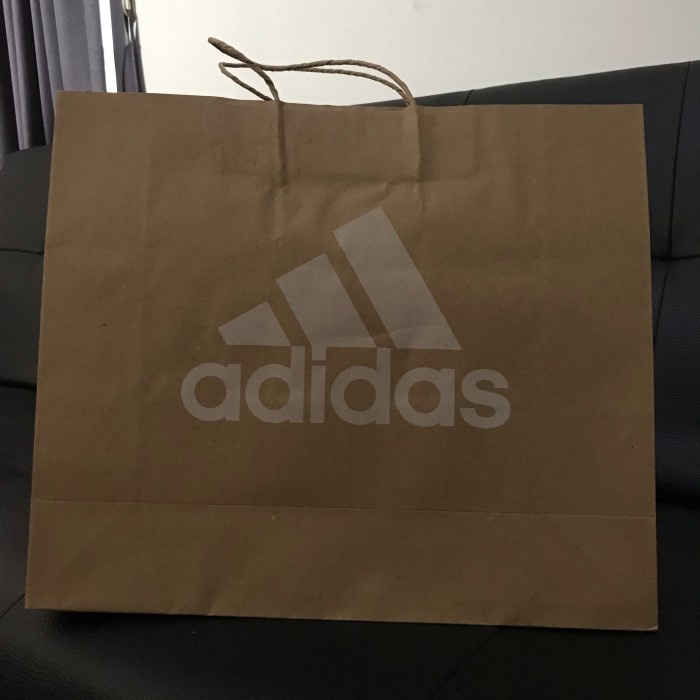 

(TERLARIS) paperbag adidas coklat original