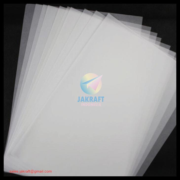 

Kertas Kalkir A4 100 Gram Gsm Putih Transparan Impor Glama Diamant Kode 124