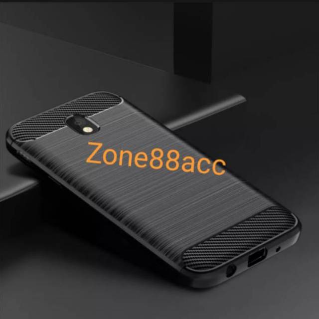 Silicon Case SAMSUNG J3 Pro Softcase iPAKY Carbon Casing Cover TPU