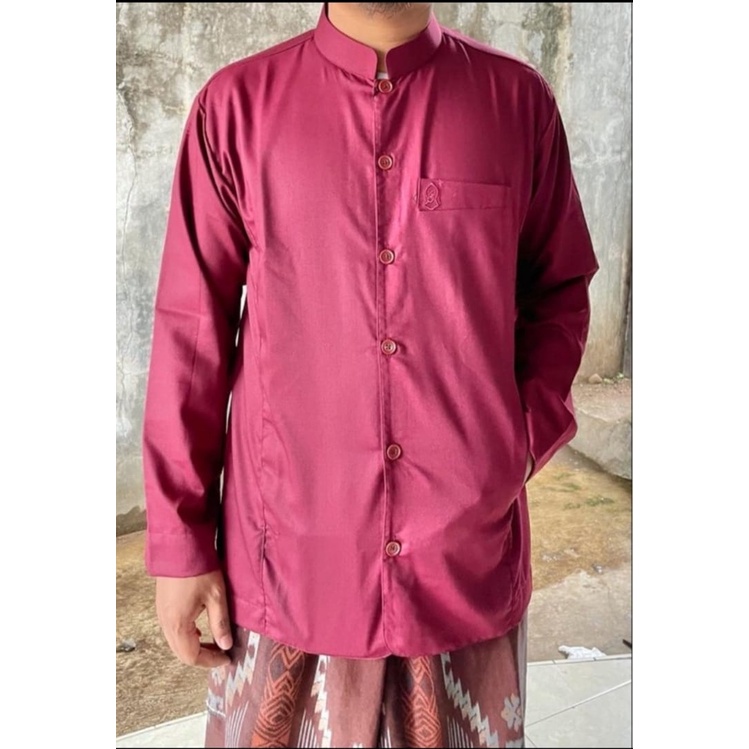 Baju Koko Semi Jas Terompah Al-Mulk Termurah Terlaris Polos