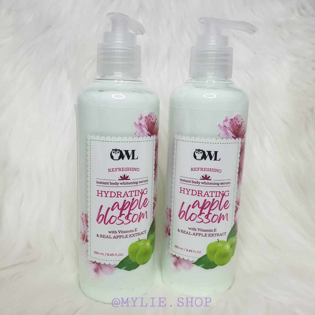 Body Whitening Serum Apple Blossom OWL 250ML - BPOM