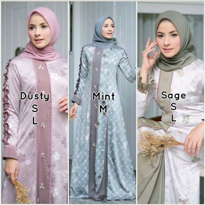 ALEENA NEW MOTIF DRESS BY JAVINA ORI