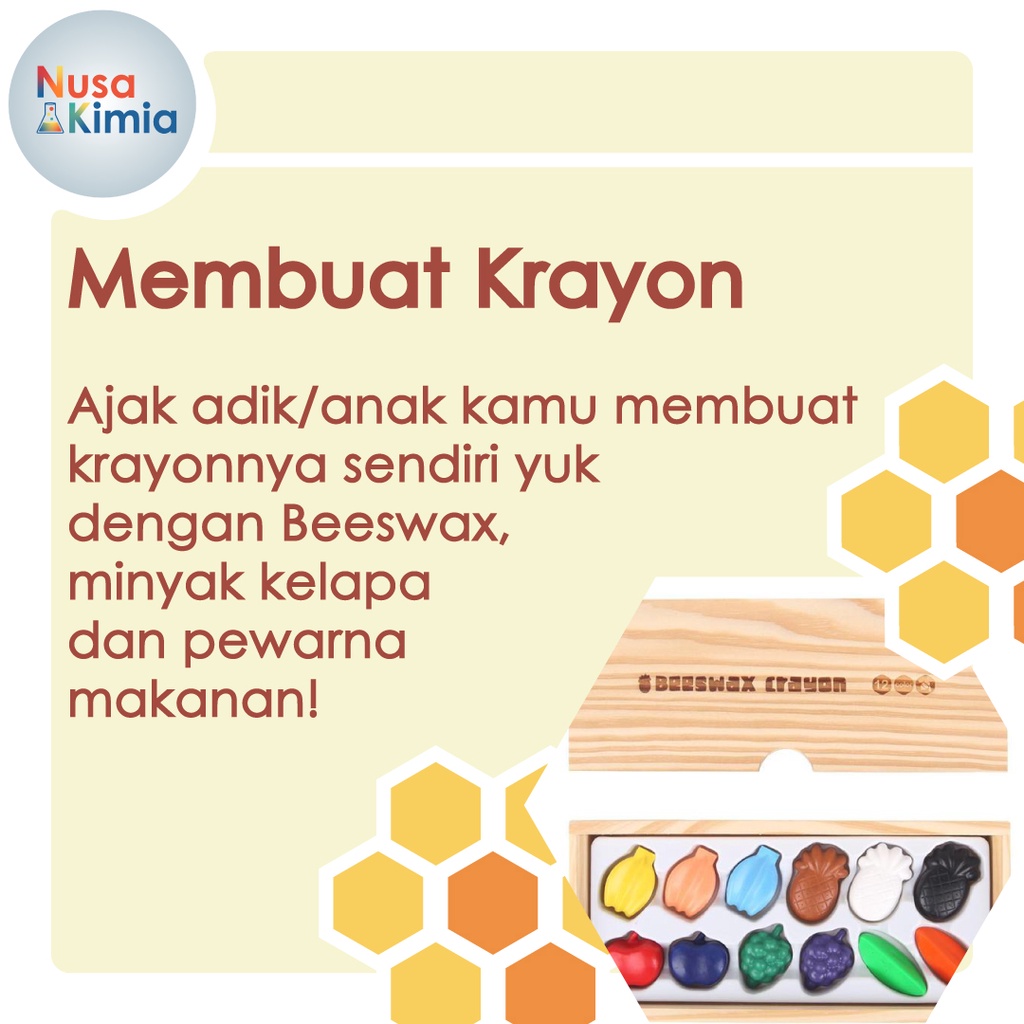 Beeswax Murni Butiran - Lilin Lebah 500 gram