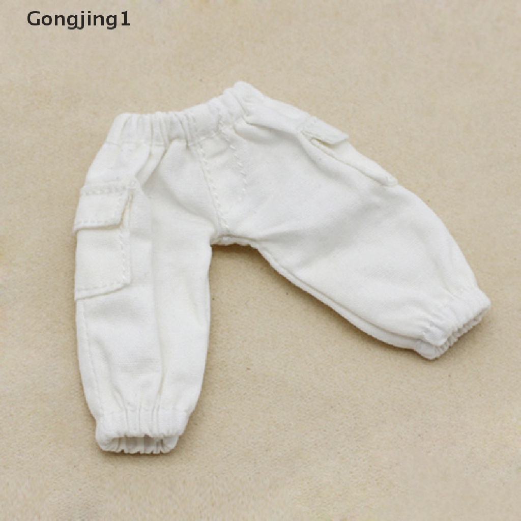 Gongjing1 Celana Panjang Overall Untuk Aksesoris Boneka OB11 Skala 1 / 12