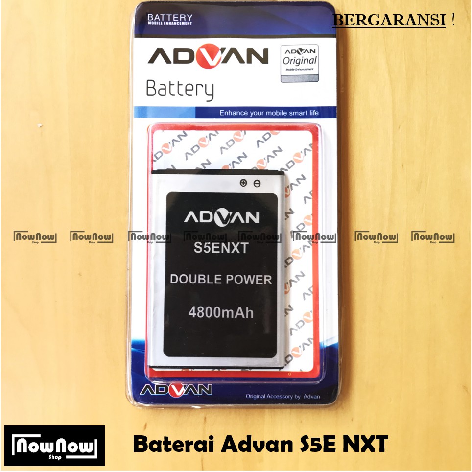 Baterai Advan S5E NXT Original Double Power Batre Batrai Battery HP S5ENXT