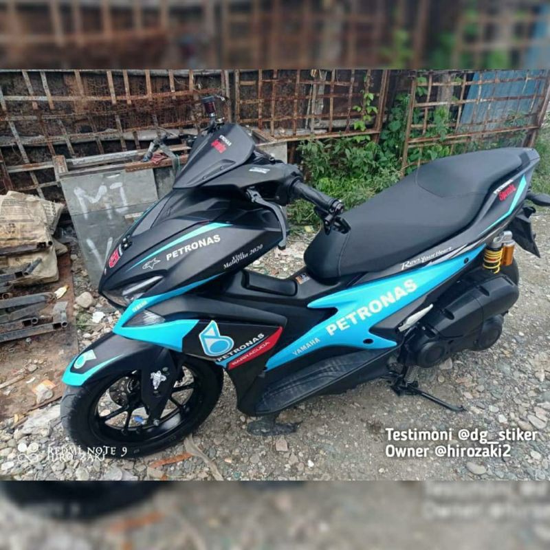 Decal Striping Aerox Petronas Full Body DG Stiker