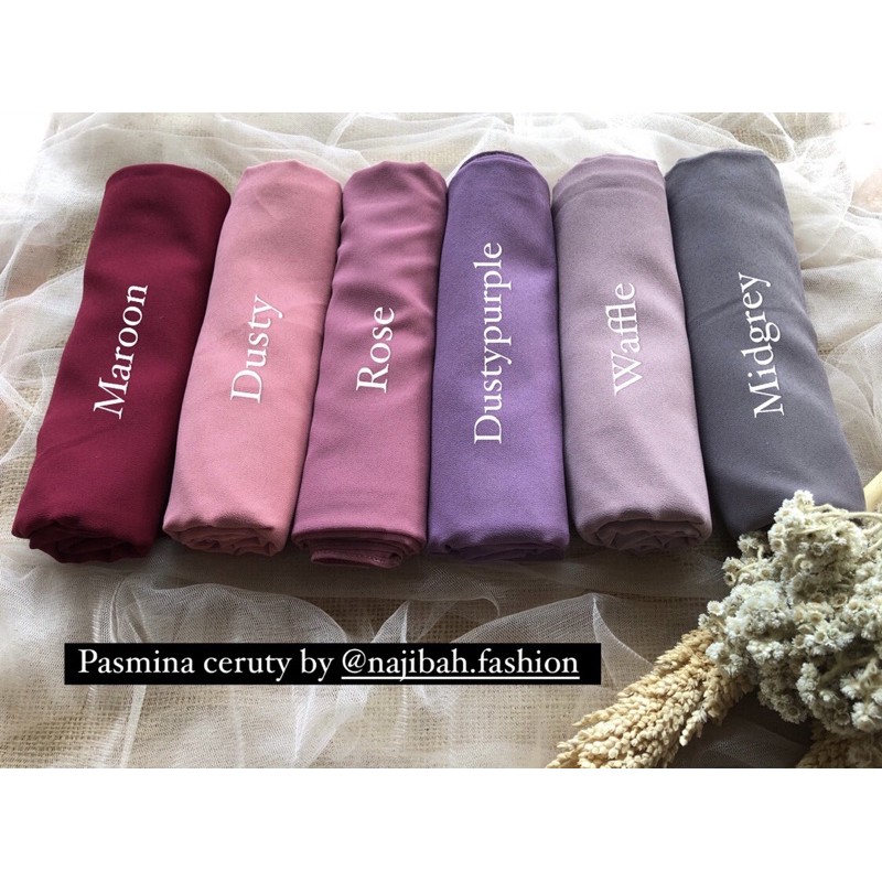 pasmina cerutty babydoll / murah