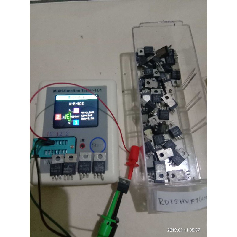 RD15HVF1 RD15 Mosfet original pengganti transistor C1972 penguat pemancar FM