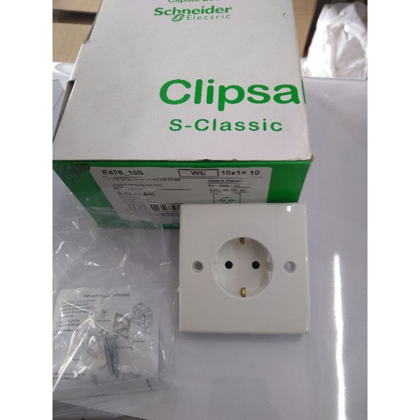 STOPKONTAK CLIPSAL S CLASSIC 240VAC 16A SCHNEIDER