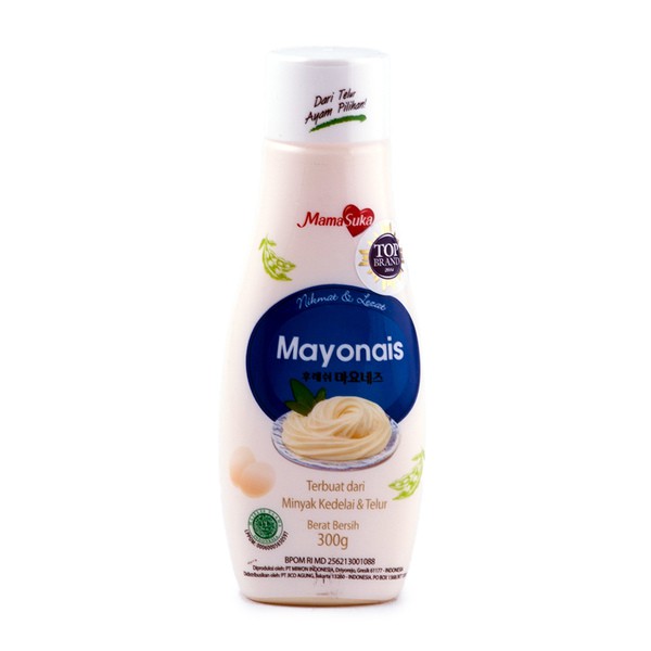 MAMASUKA Mayonaise Asli 300gr - Mama Suka Original Mayonais Sauce Mayones Botol 300 Gram Mayonnaise