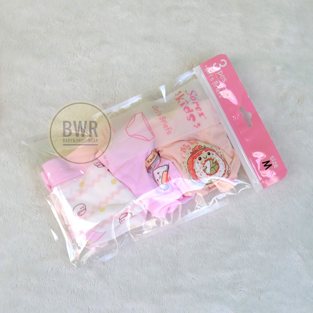 [ 6pc ] CD Sorex Anak NA 452 | Celana Dalam Anak Remaja Perempuan na452 Super Soft - Bwr