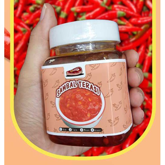 

Sambel Terasi / Pedasnya Nampol, Terasinya Nendang (200 gram)