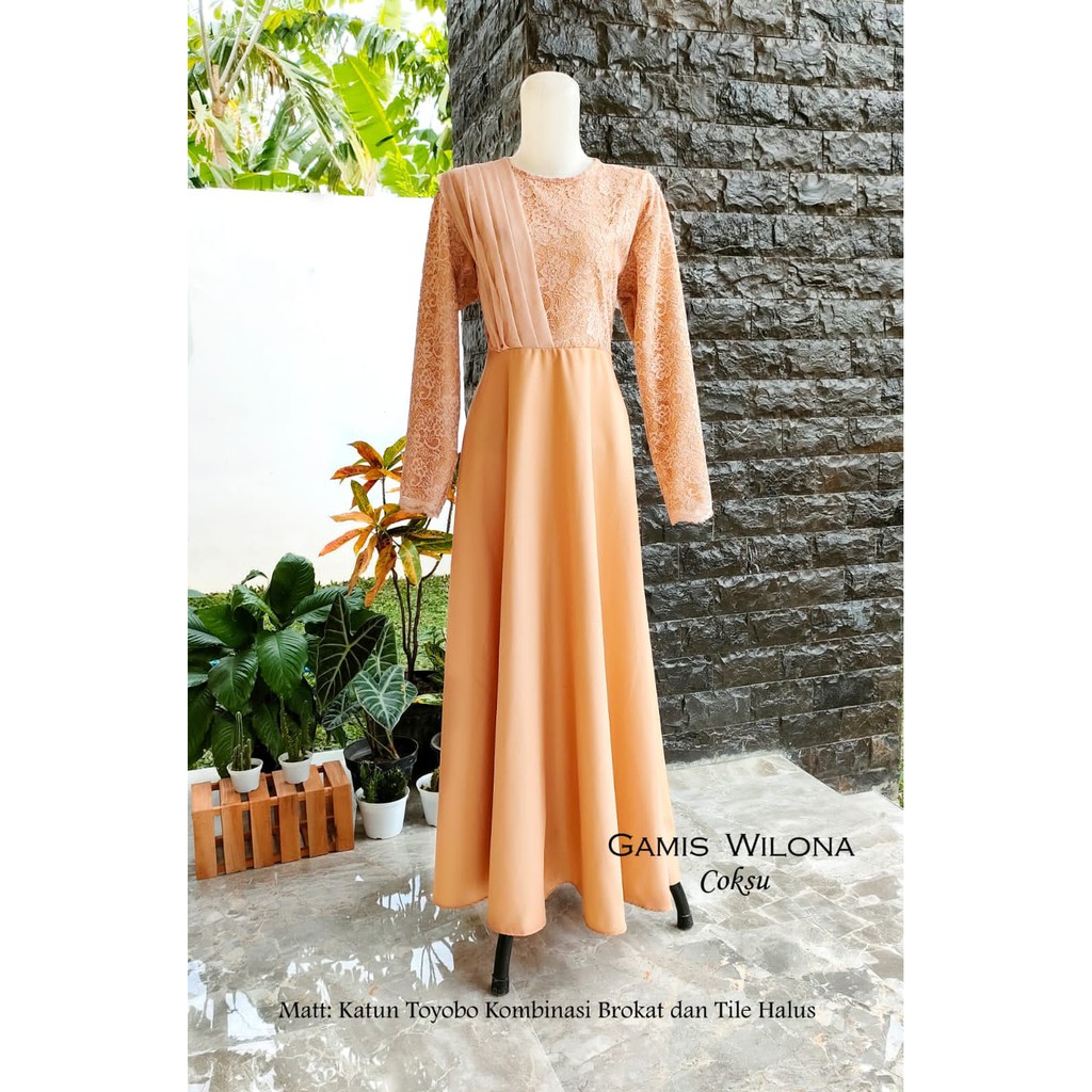 ETHNICKIDSWEAR - GAMIS WILONA / GAMIS PESTA / GAMIS LEBARAN / GAMIS COUPLE IBU DAN ANAK / GAMIS KOND