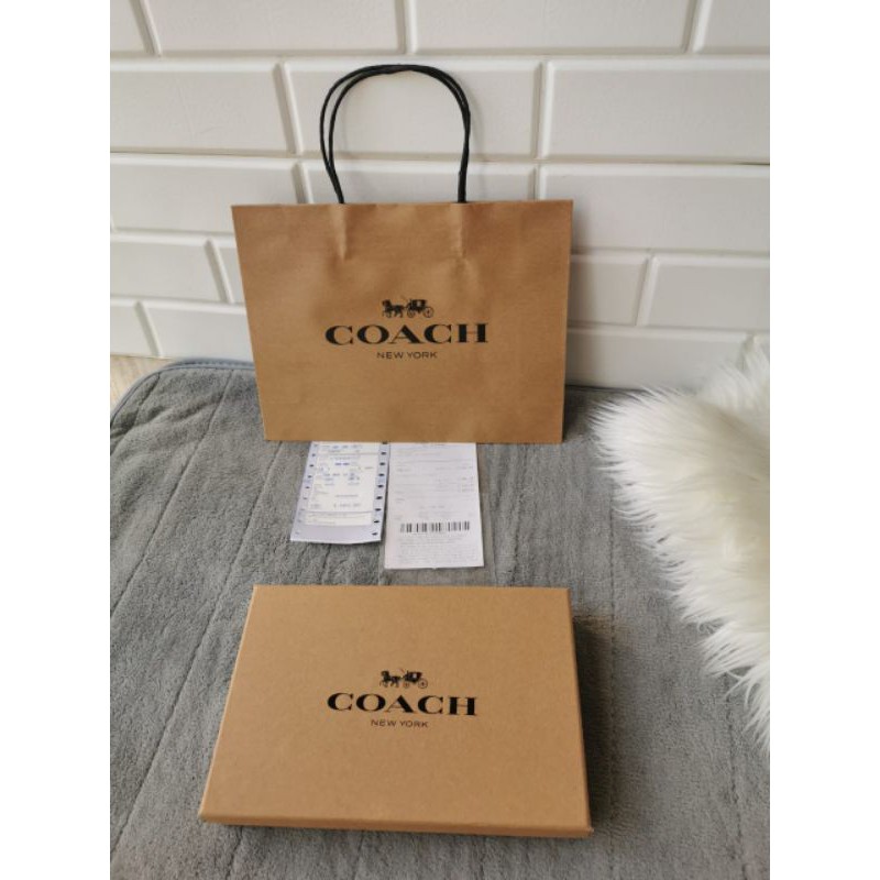 Coach Compact ID Signature Wallet set