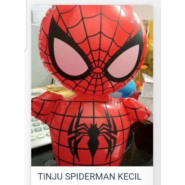 balon pasir tinju anak boxing karakter Spiderman kecil