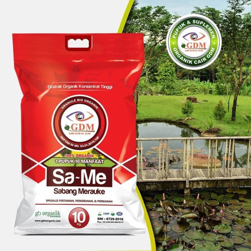 Pupuk Organik Sa-Me Granule Bio Organik GDM 10000gr / 10 KG Spesialis Pertanian Perkebunan Perikanan