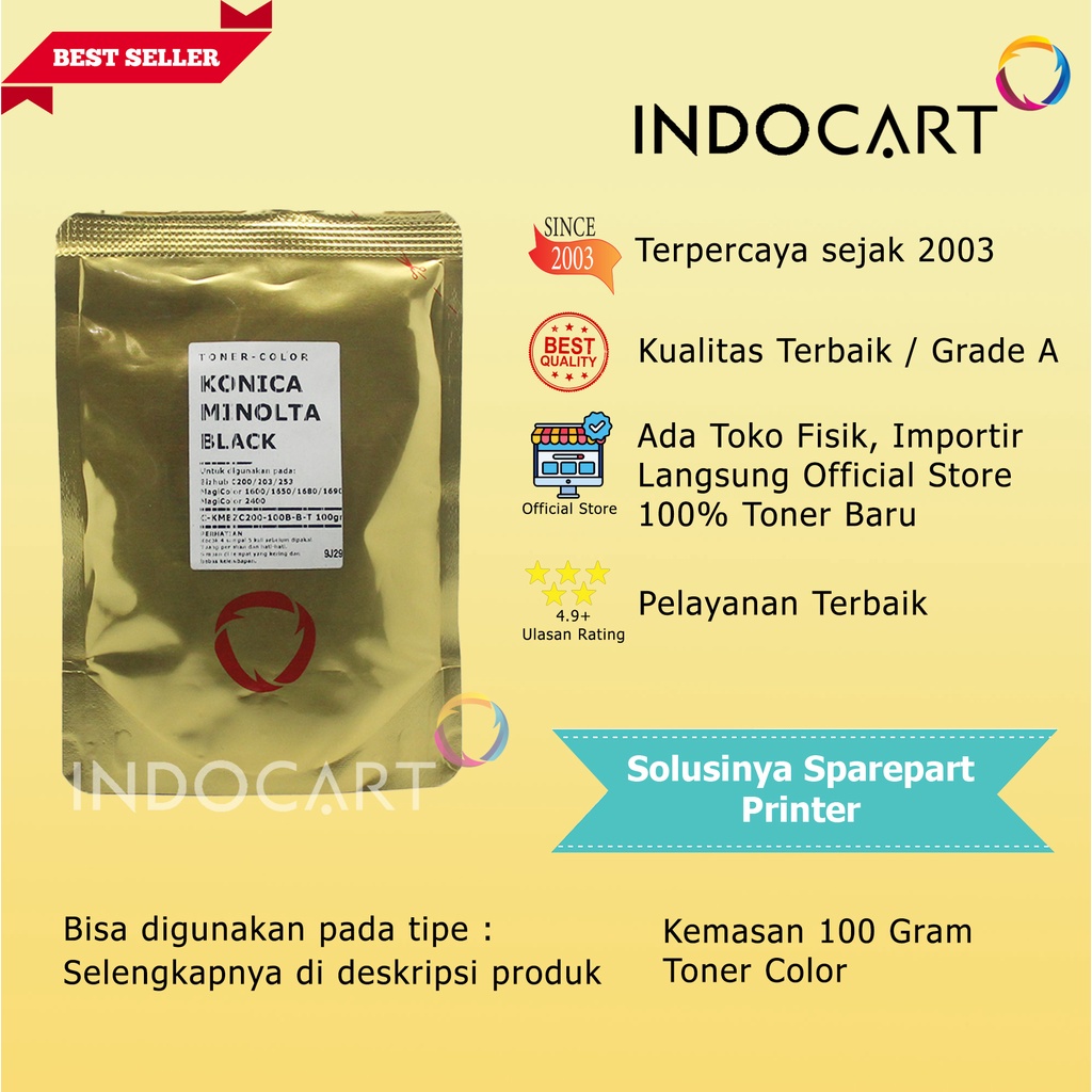 Serbuk Toner Warna Jepang-TN319-Konica Minolta Bizhub C360-100gr