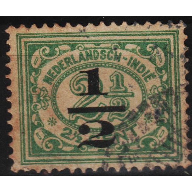 

Perangko Filateli H14 Netherlands Indies FU 1v 1917-1918 Surcharge New Value On Several