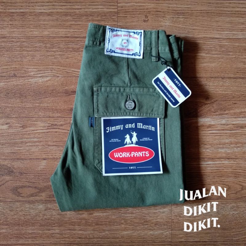 celana jimmy and martin fatigue work pants 100% original