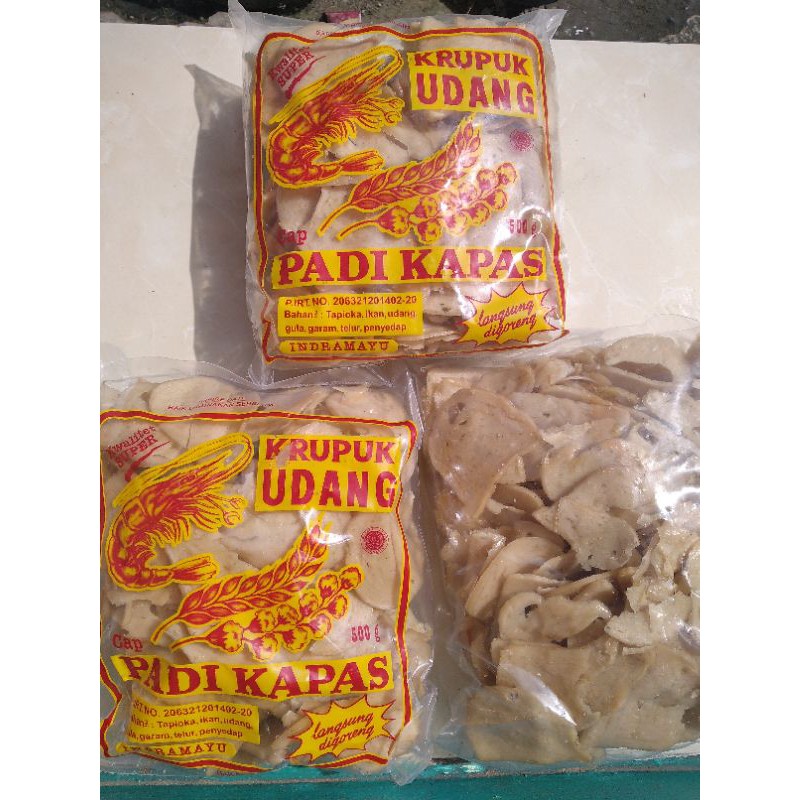

@500gram kerupuk udang padi kapas sirian