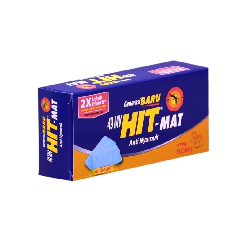 Hit Mat Refill 18 + 6 PCS  ( 24 PCS ) - Obat Anti Nyamuk Hit Elektrik