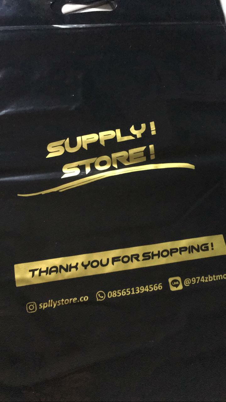 Sablon Plastik Murah Ziplock Plong 30x38+7 Free Design Plastik Packing Olshop
