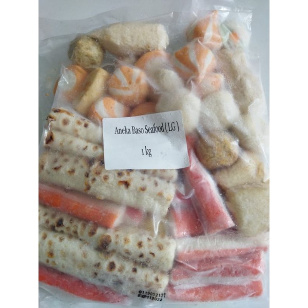 Jual Bakso Seafood 1 Kg Mix Seafood Baso Seafood Curah Shopee