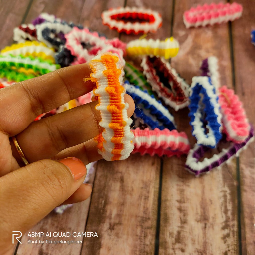 BARU!!! Ikat rambut / Kunciran Rambut Warna warni  Murah Tokopelanginicer