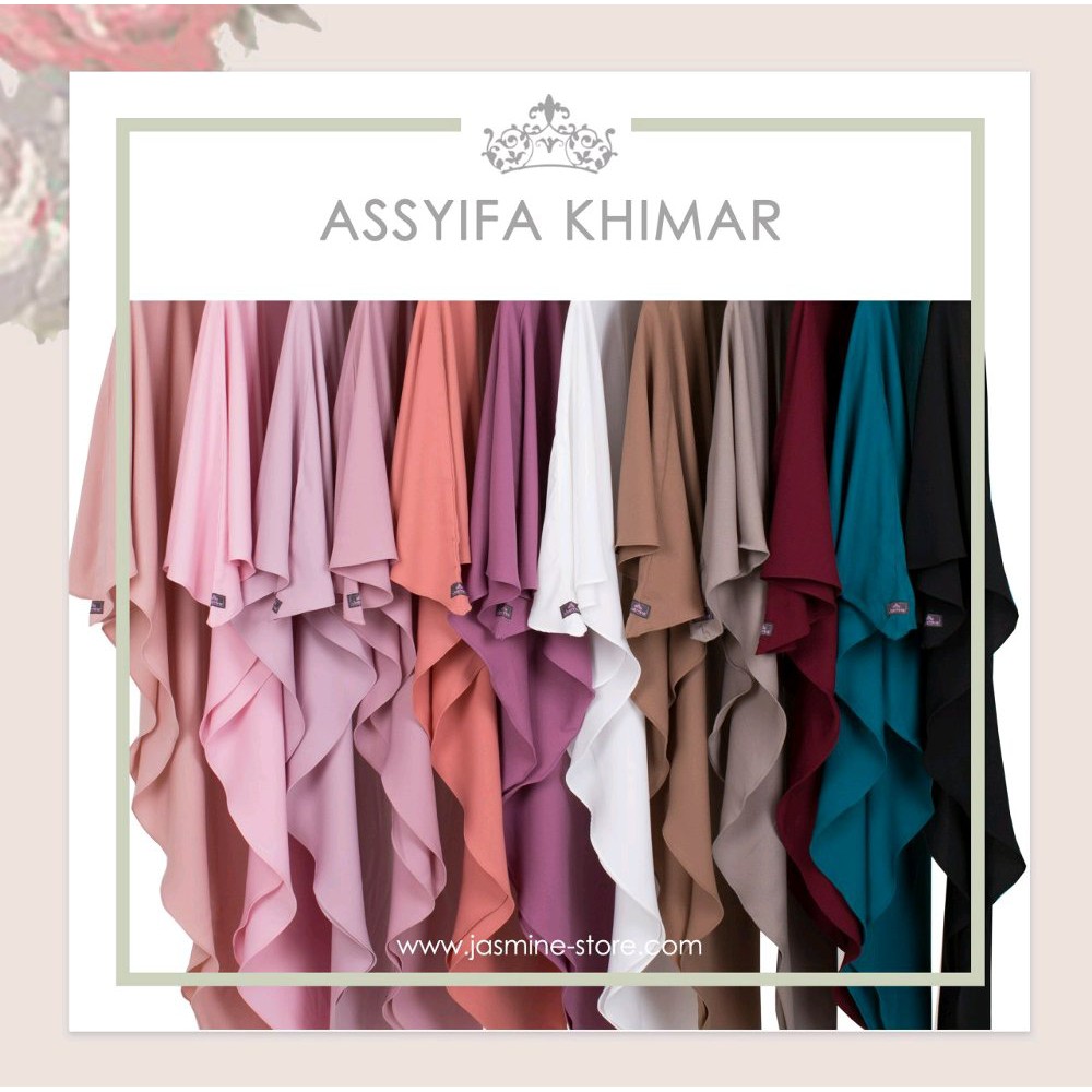 AS-SYIFA KHIMAR || Hijab Syari Original BY JASMINE LIDIA HADIWINOTO