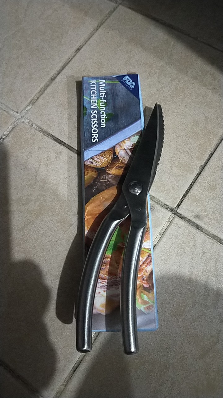 Stainless Steel Padat Gunting Tulang Ayam Unggas Dapur Alat Pemotong Gunting Ikan Pemotong Tulang / Solid Poultry Chicken Bone Scissors Kitchen Scissor Cutting Tool Fish Cutter Bone Shear