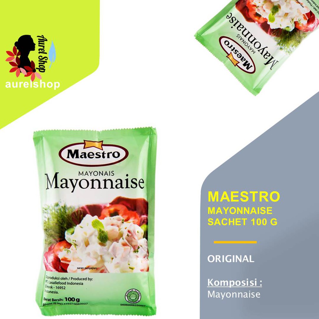 

MAESTRO Mayonnaise kemasan Sachet @100 gram