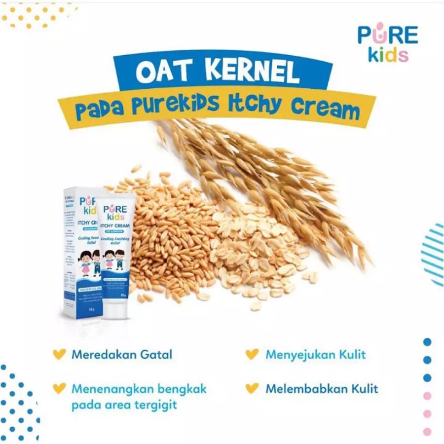 Pure Kids Pure Baby Itchy Cream 15g Pereda Gatal Pada Anak