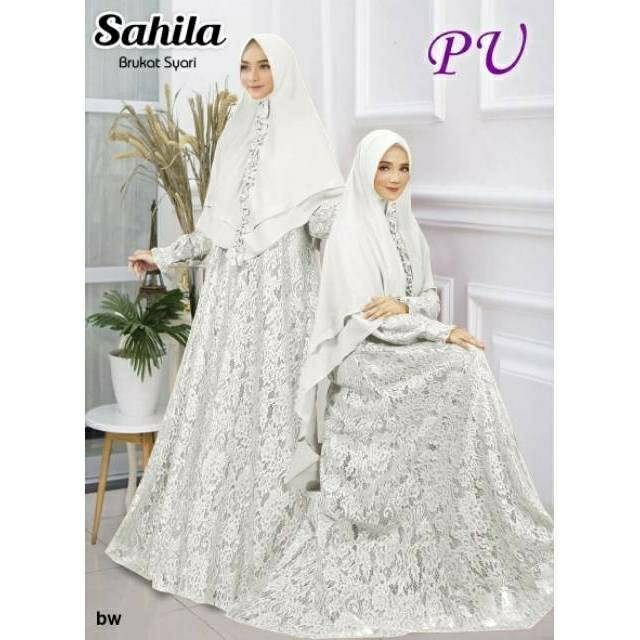 Gamis Pesta Muslimah Brukat Sahila Gamis Brukat Muslimah Pesta Kondanga