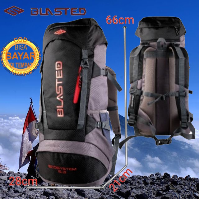 Tas gunung hiking tas carrier out door Blasted