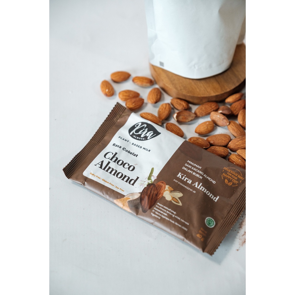 

Kira Almond - Choco Almond Powder Sachet / Susu Almond Bubuk Coklat