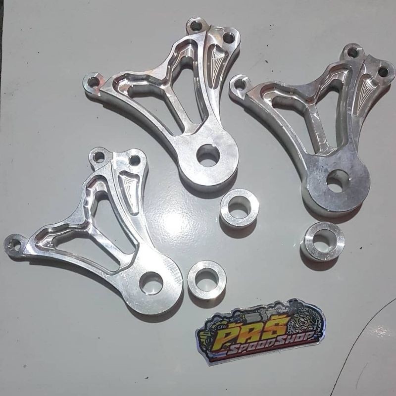 braket kaliper brembo 2p piston  ninja r ss 220mm ktc  bisa di aplikasi vixion dll