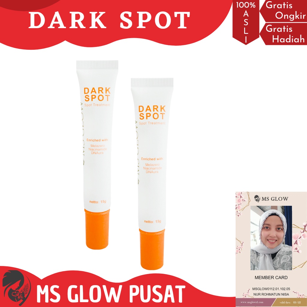 Ms Glow Dark Spot Original / Ms Glow Dark Spot Serum / Serum Dark Spot Ms Glow Original / Dark Spot 