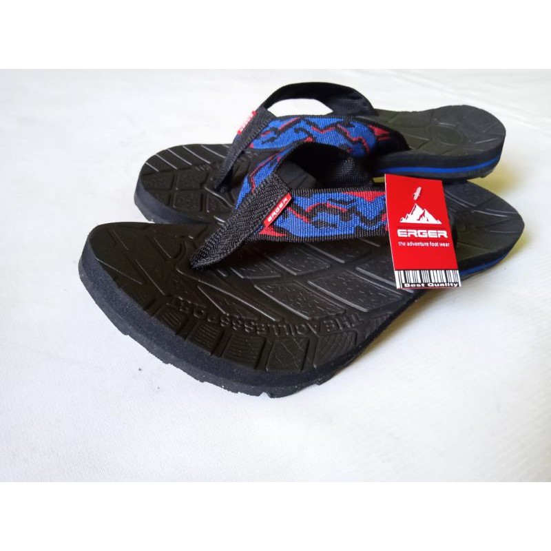 sandal jepit gunung|sandal pria&amp;wanita|sandal outdoor|jepit motif biru