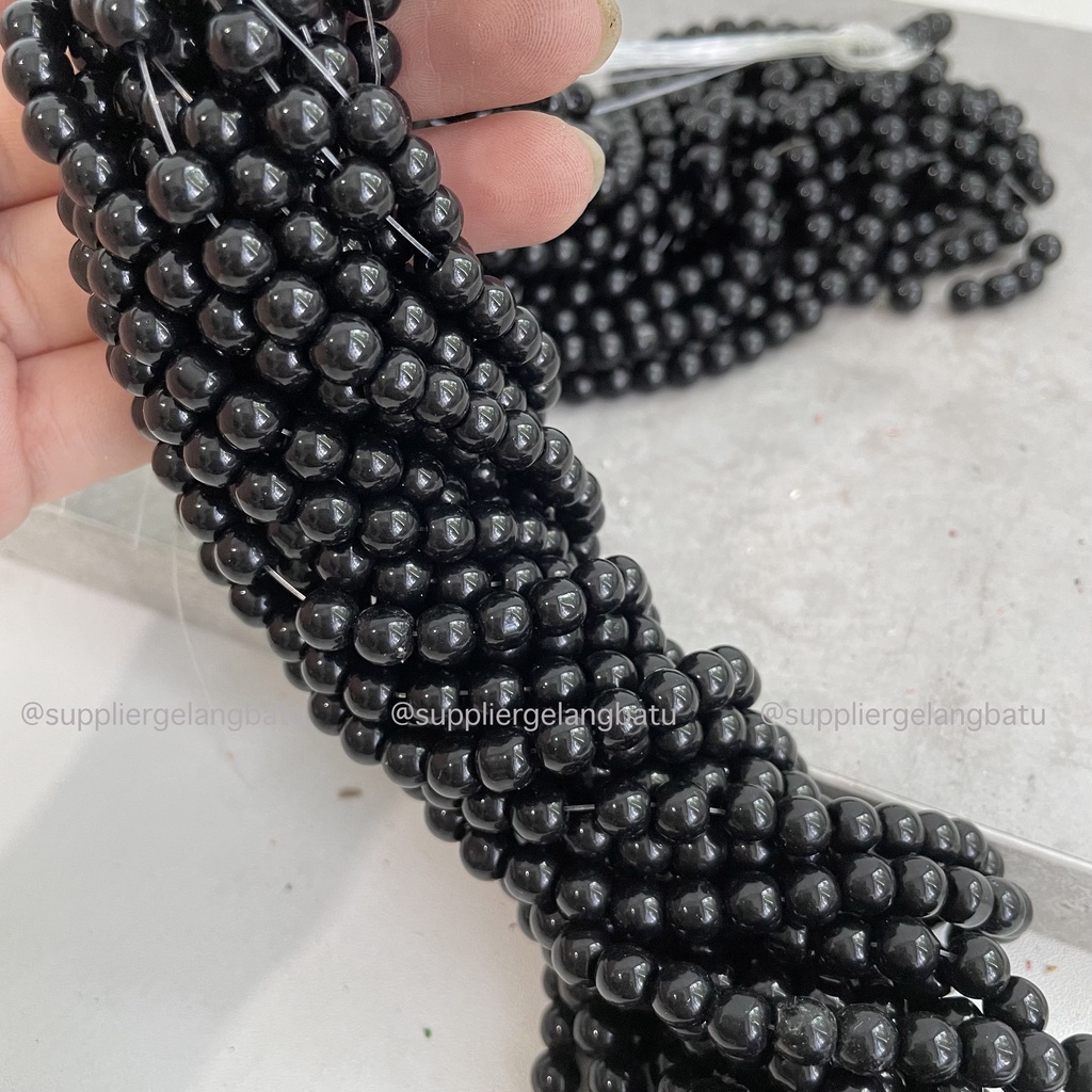 MUTIARA BERAT 6 MM SEMUA WARNA LENGKAP MUTSIN mutiara sintetis renceng berkualitas