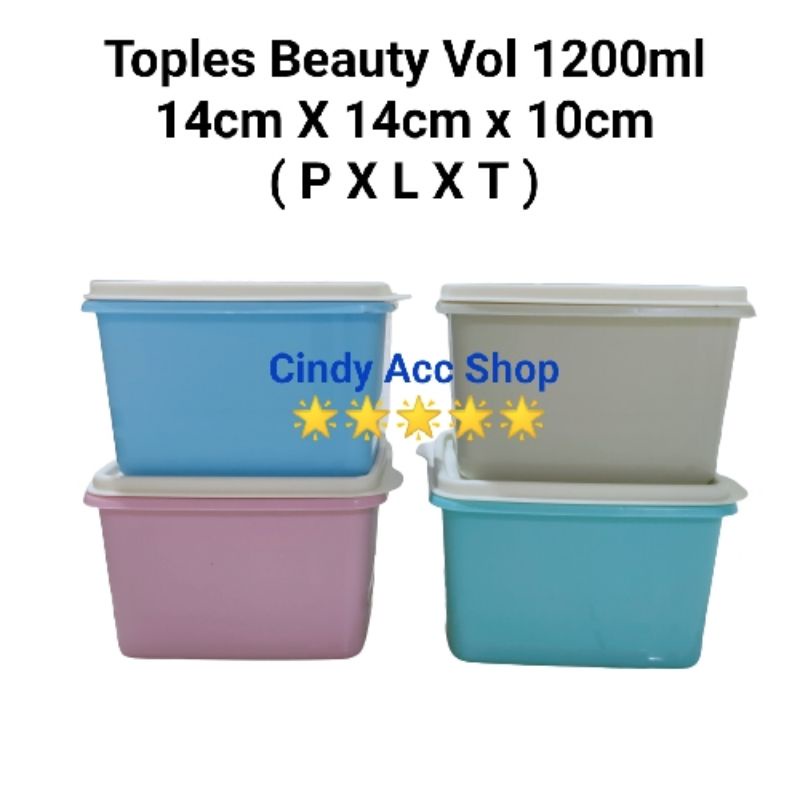 [1pc] Souvenir Kado Toples Beauty Lunch Box Polos Non Skat BPA Free