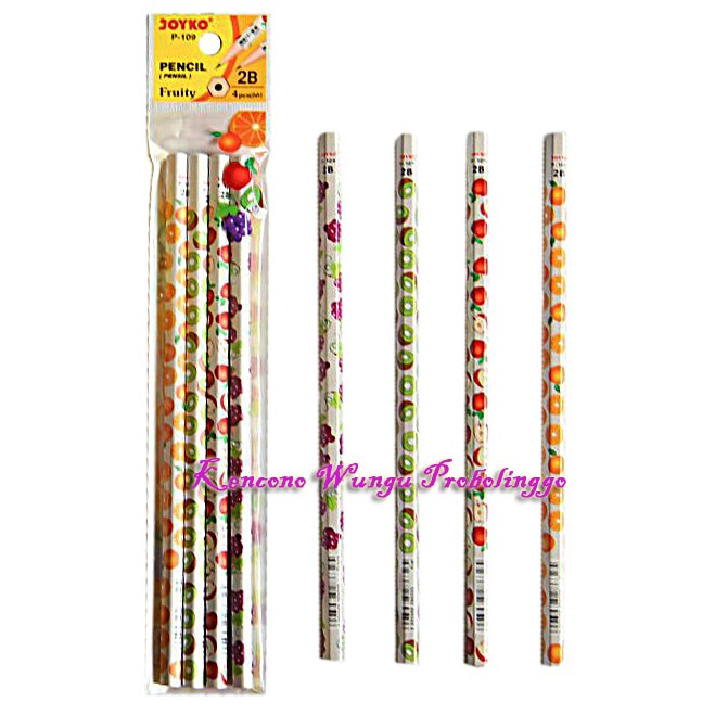 Pensil Joyko 2B P-109 isi 4 pcs