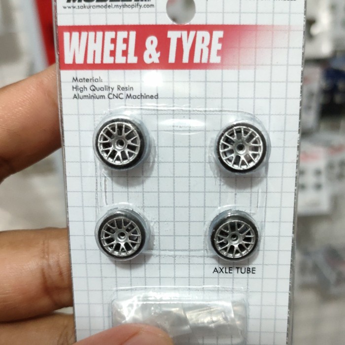 COD Ban Karet Diecast Sakura Model Bbs Chr - Silver LIMITED