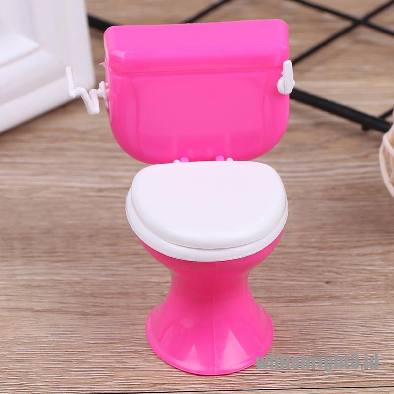 (white3) Miniatur Toilet Kamar Mandi Untuk Rumah Boneka