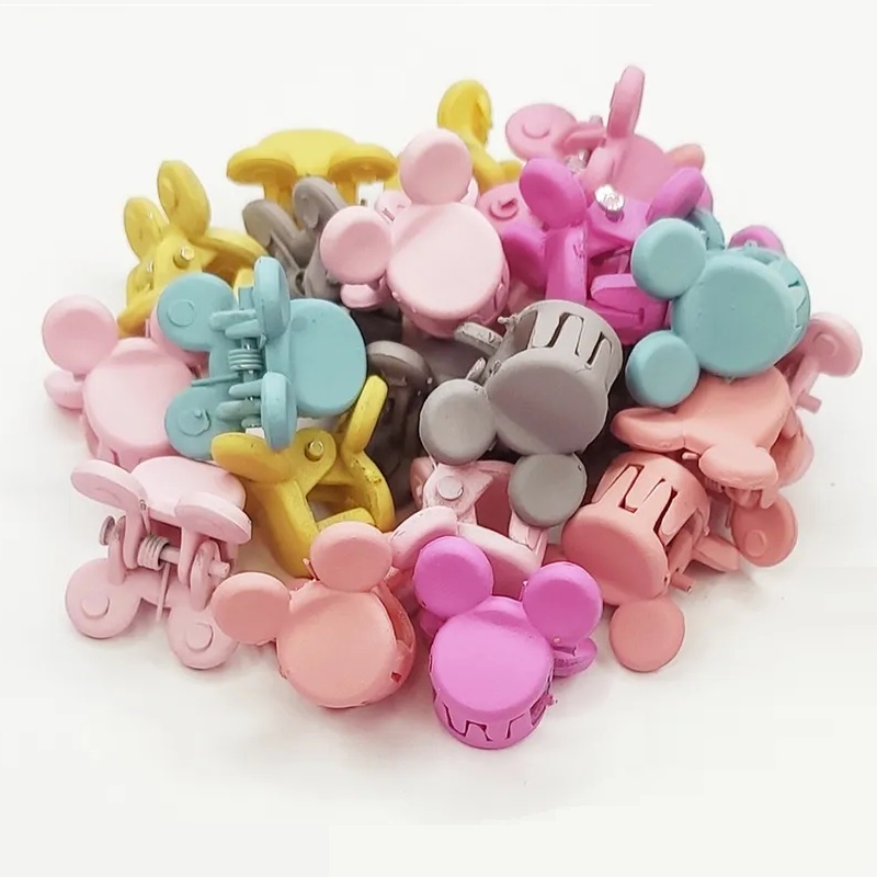 Jedai Doff Mini Karakter Jepit Rambut Lucu Imut Jepitan Poni Rambut Mini Jepit Rambut Baby Jepit Kutu-JM-MICRO MICKEY